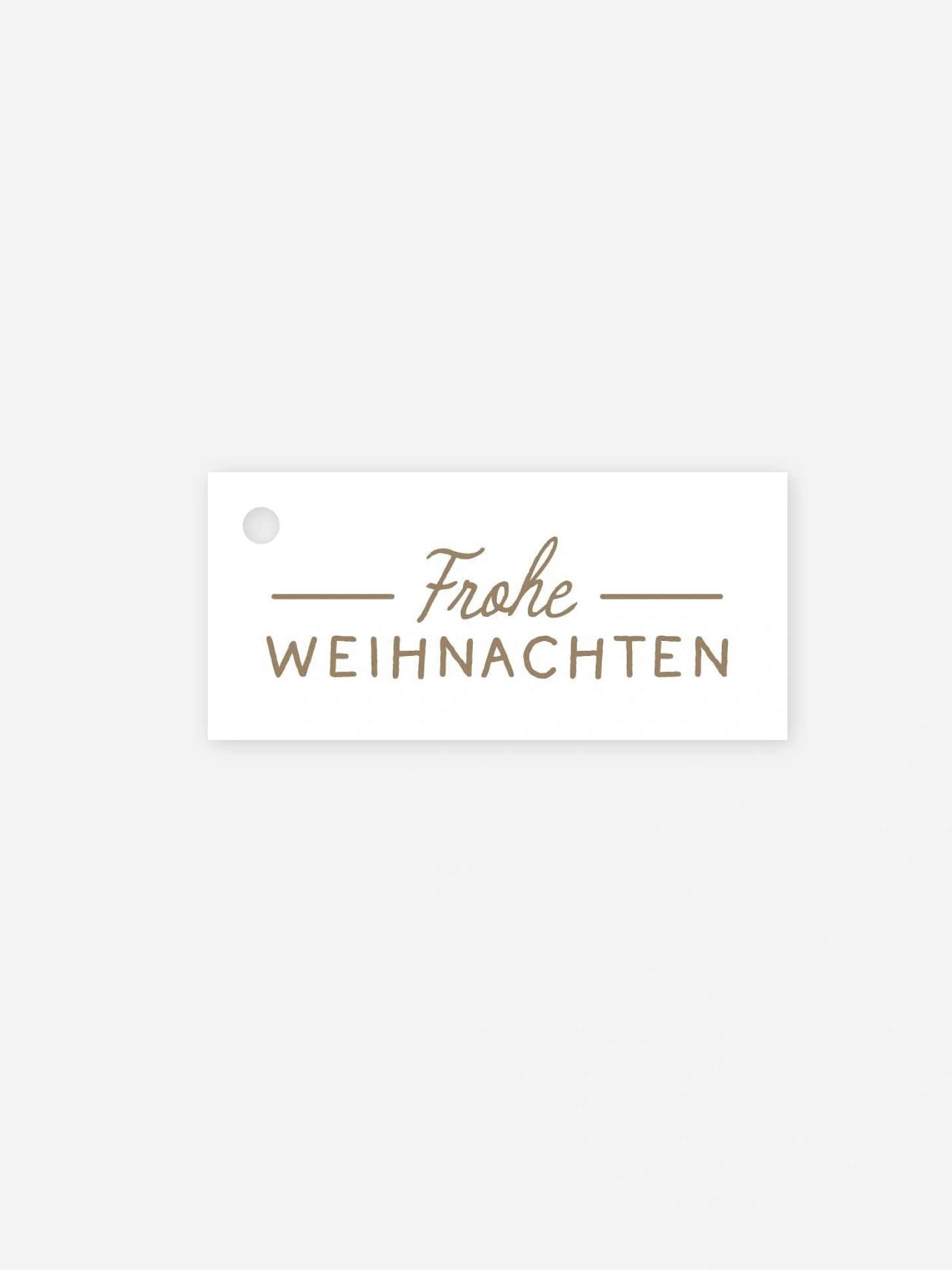 Anhänger personalisiert Festive Season