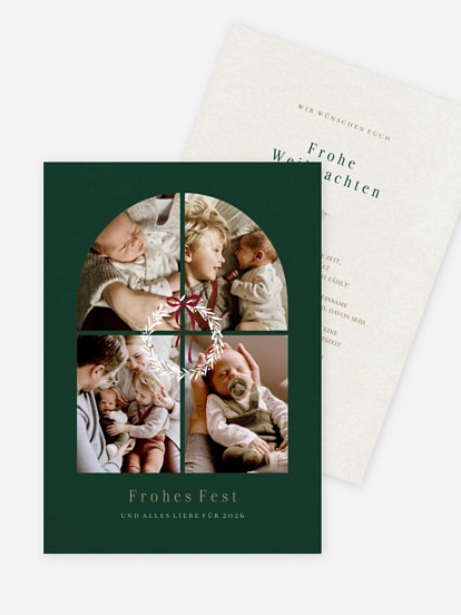 Weihnachtskarte Heimelige Weihnacht