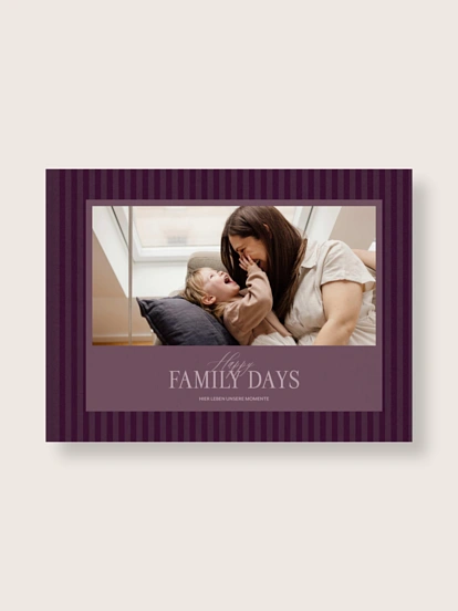 Fotobuch Hardcover Joyful in Stripes