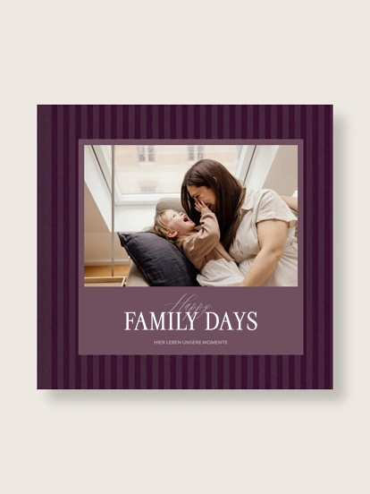Fotobuch Hardcover Joyful in Stripes