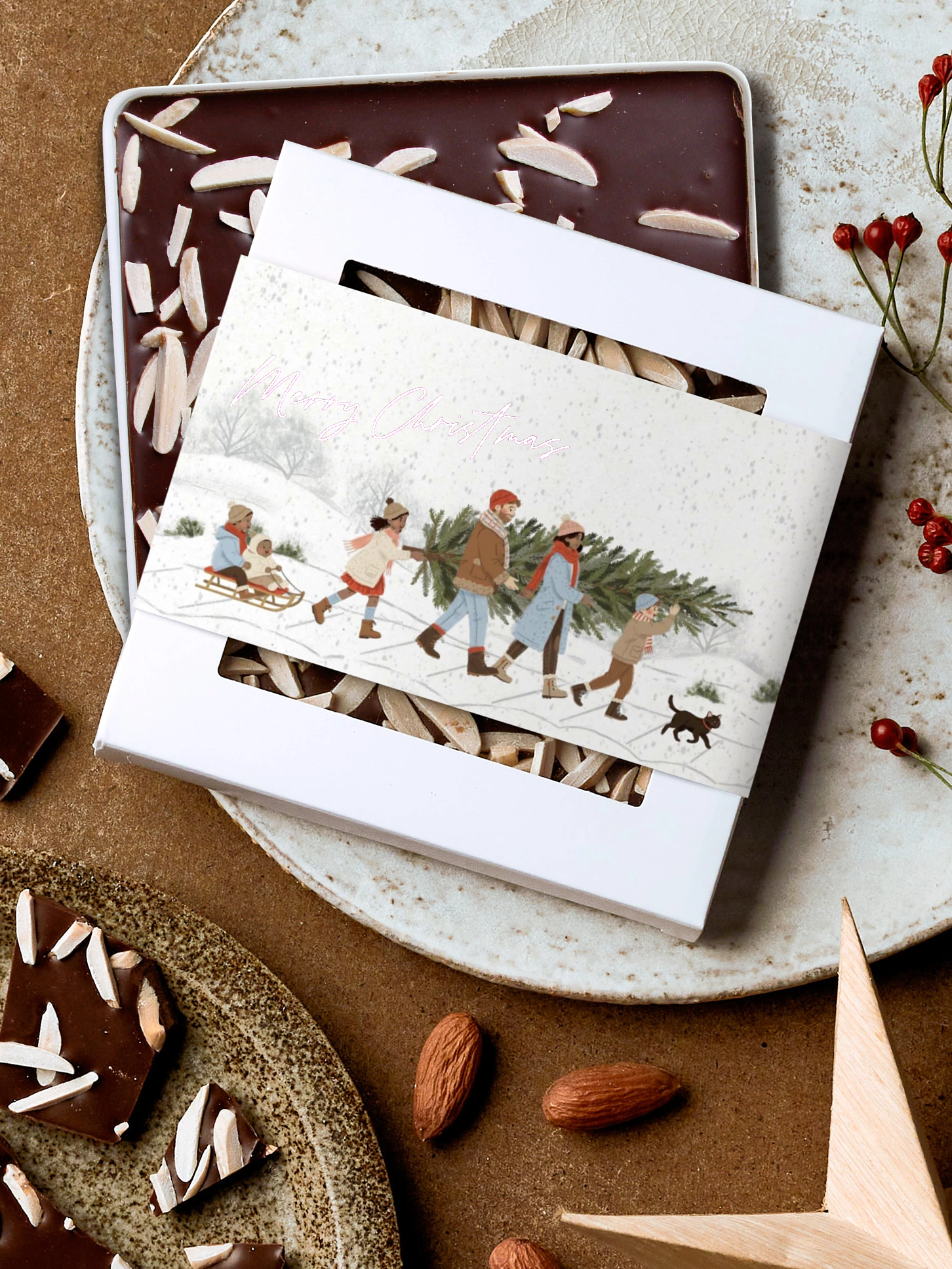 Schokobox Unsere Familie im Winter