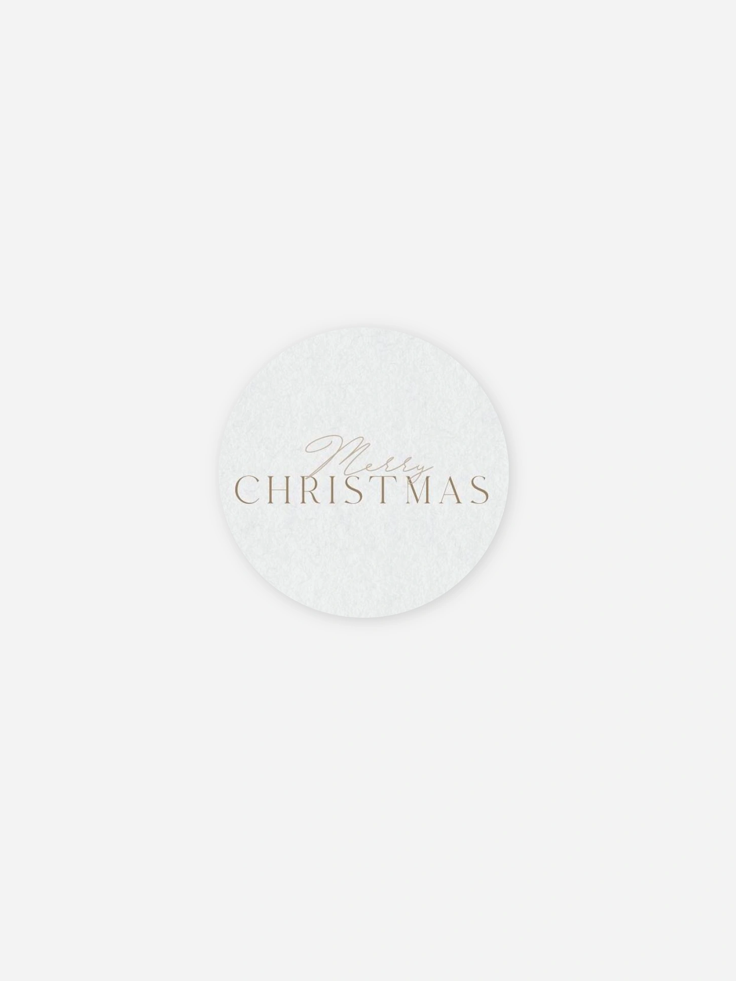 Geschenkaufkleber Weihnachten From our Hearts