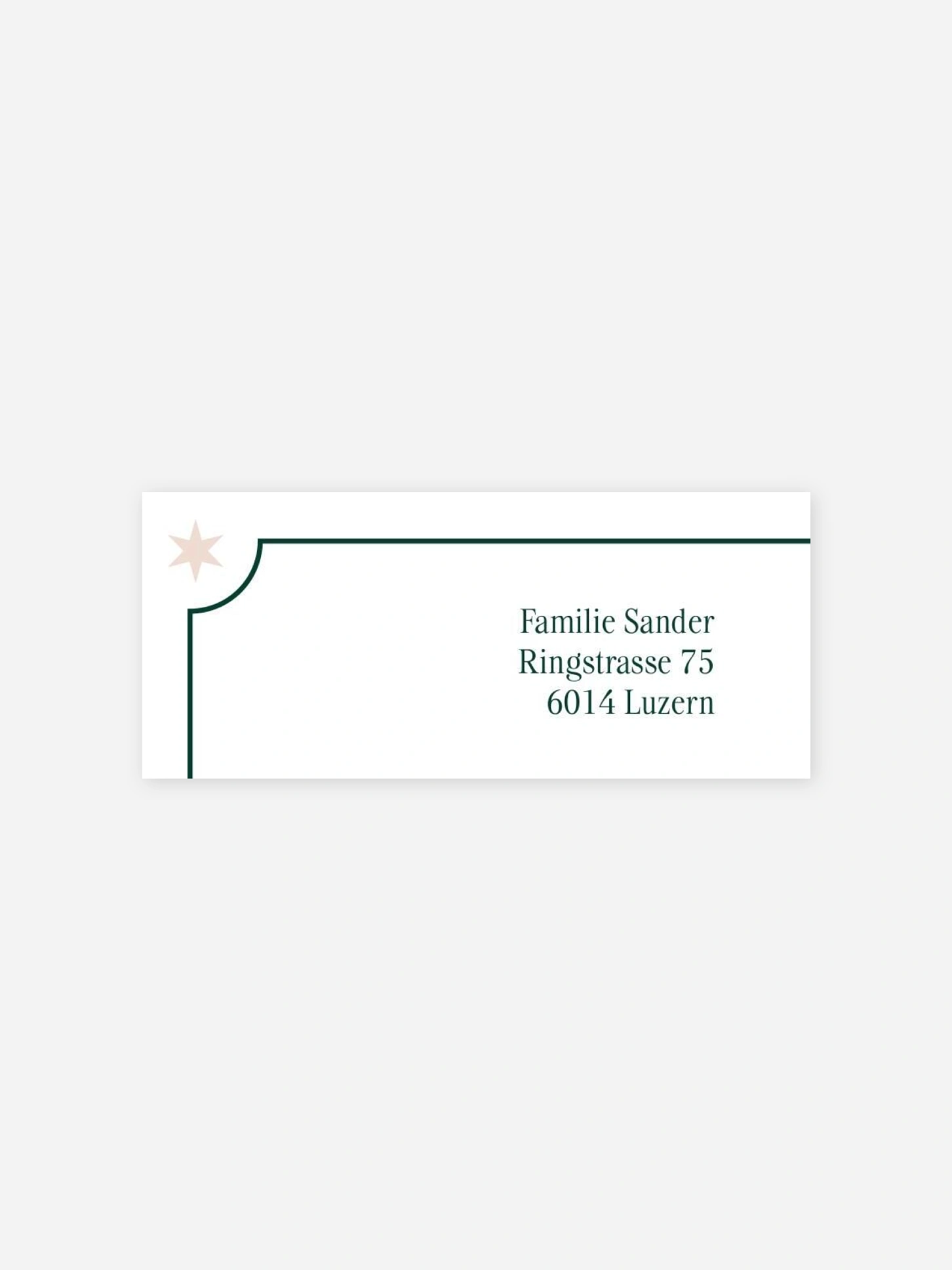 Absenderaufkleber Weihnachten Santas Postcard