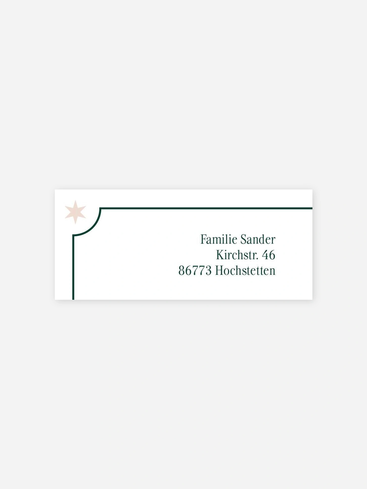 Absenderaufkleber Weihnachten Santas Postcard