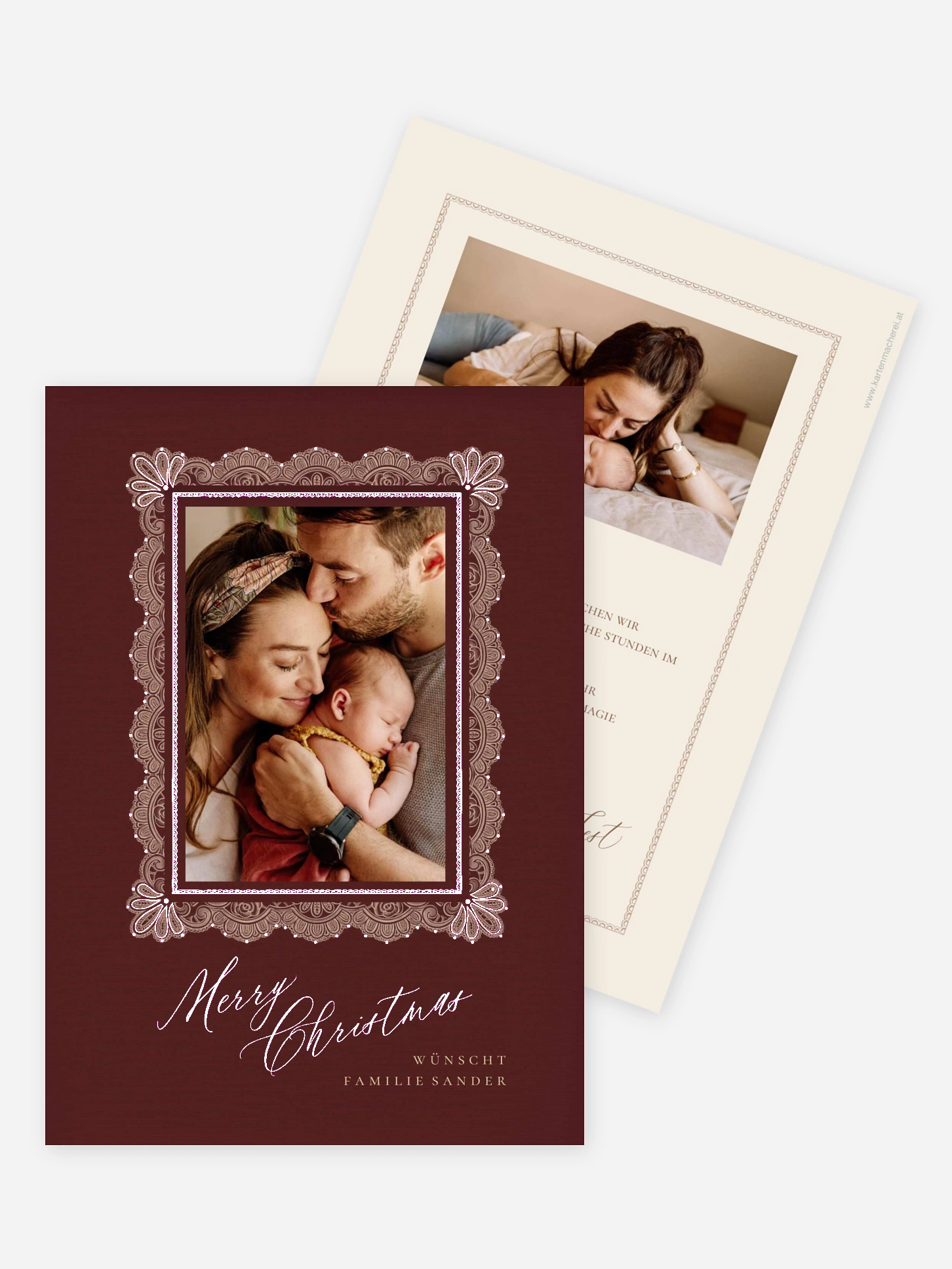 Weihnachtskarte Soft Embrace