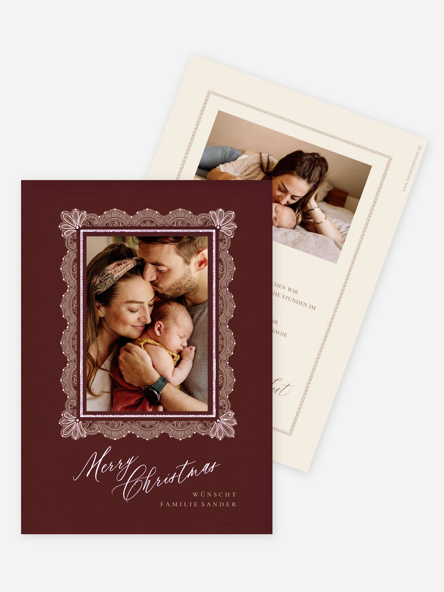 Weihnachtskarte Soft Embrace