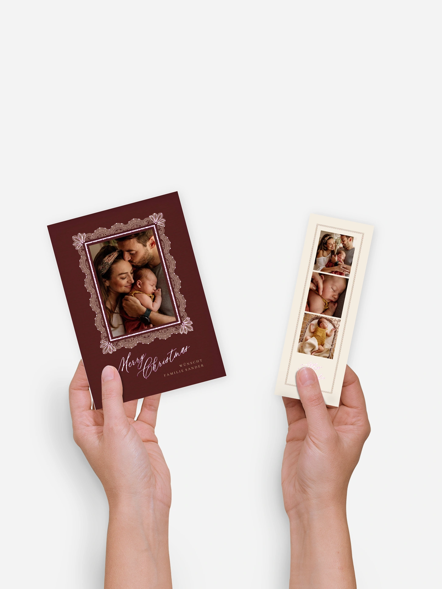 Weihnachtskarte Soft Embrace
