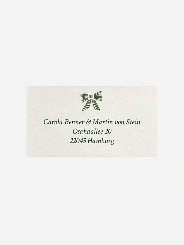 Gebundene Grüße