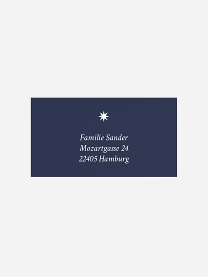 Empfängeraufkleber Weihnachten Jahreshighlights