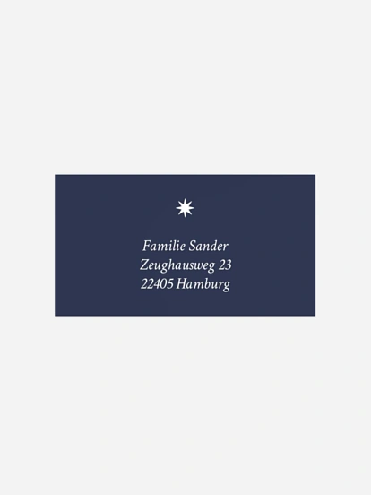 Empfängeraufkleber Weihnachten Jahreshighlights