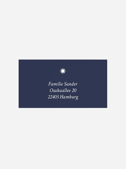 Empfängeraufkleber Weihnachten Jahreshighlights