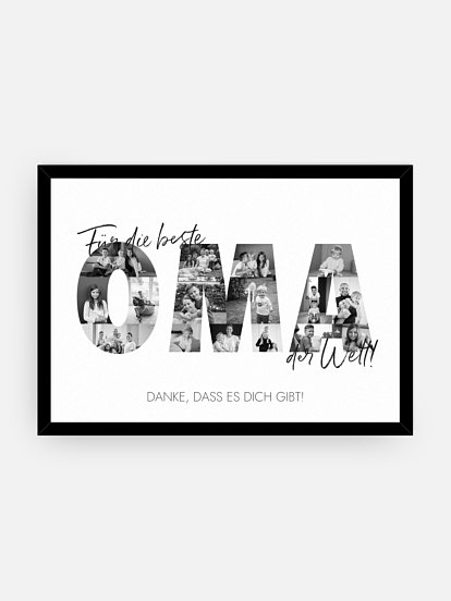 Poster Muttertag Bilder für Oma