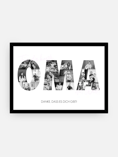 Wandbild Muttertag Bilder für Oma