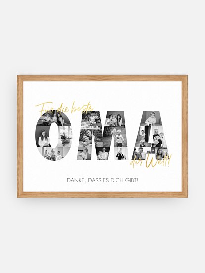 Poster Bilder für Oma