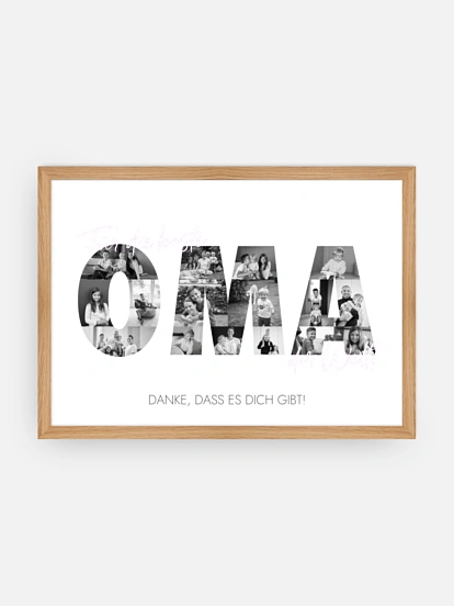 Poster Bilder für Oma