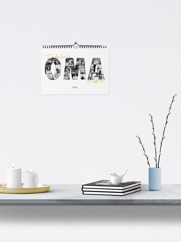 Wandkalender Bilder für Oma