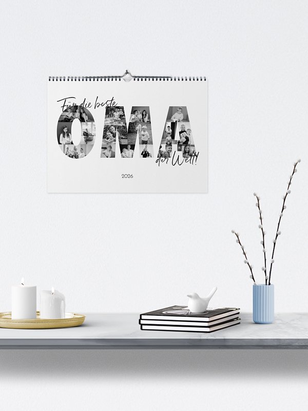 Wandkalender Bilder für Oma