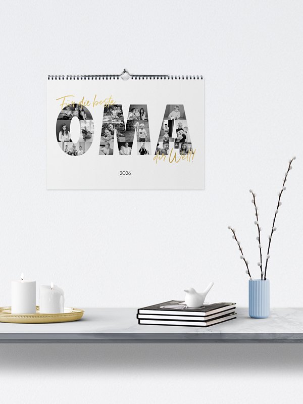 Wandkalender Bilder für Oma