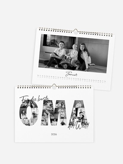 Wandkalender Bilder für Oma