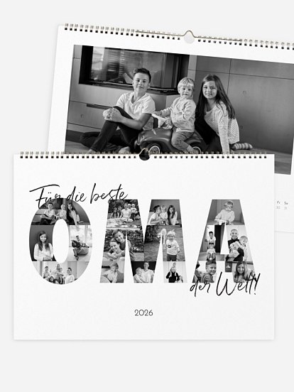 Wandkalender Bilder für Oma