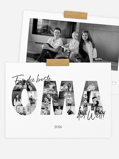 Wandkalender Bilder für Oma