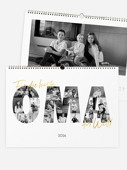 Wandkalender Bilder für Oma