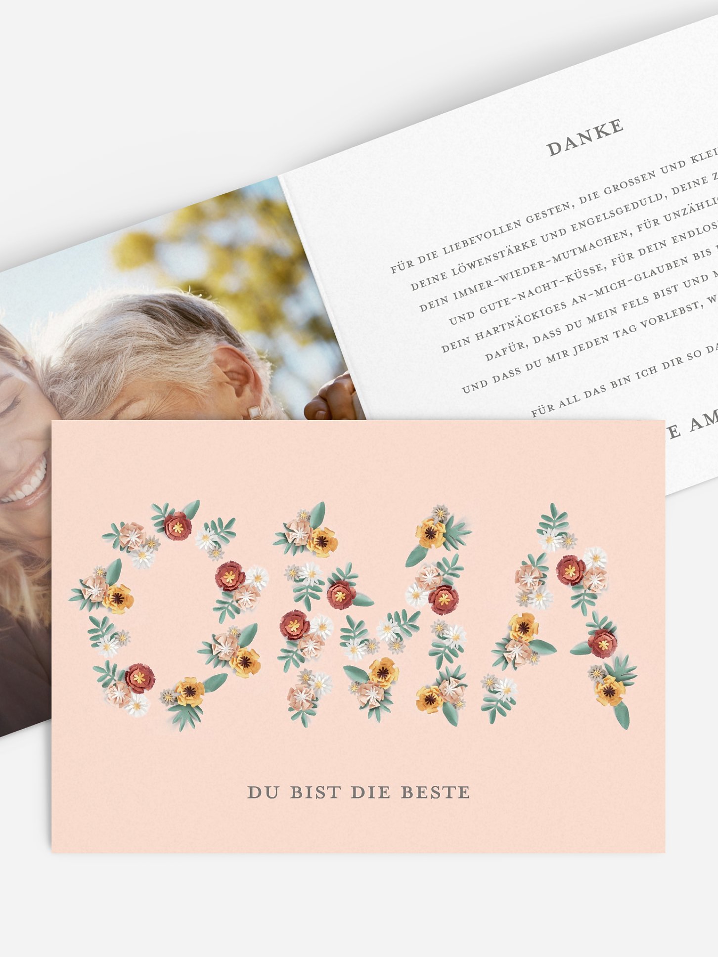 Grußkarte Oma