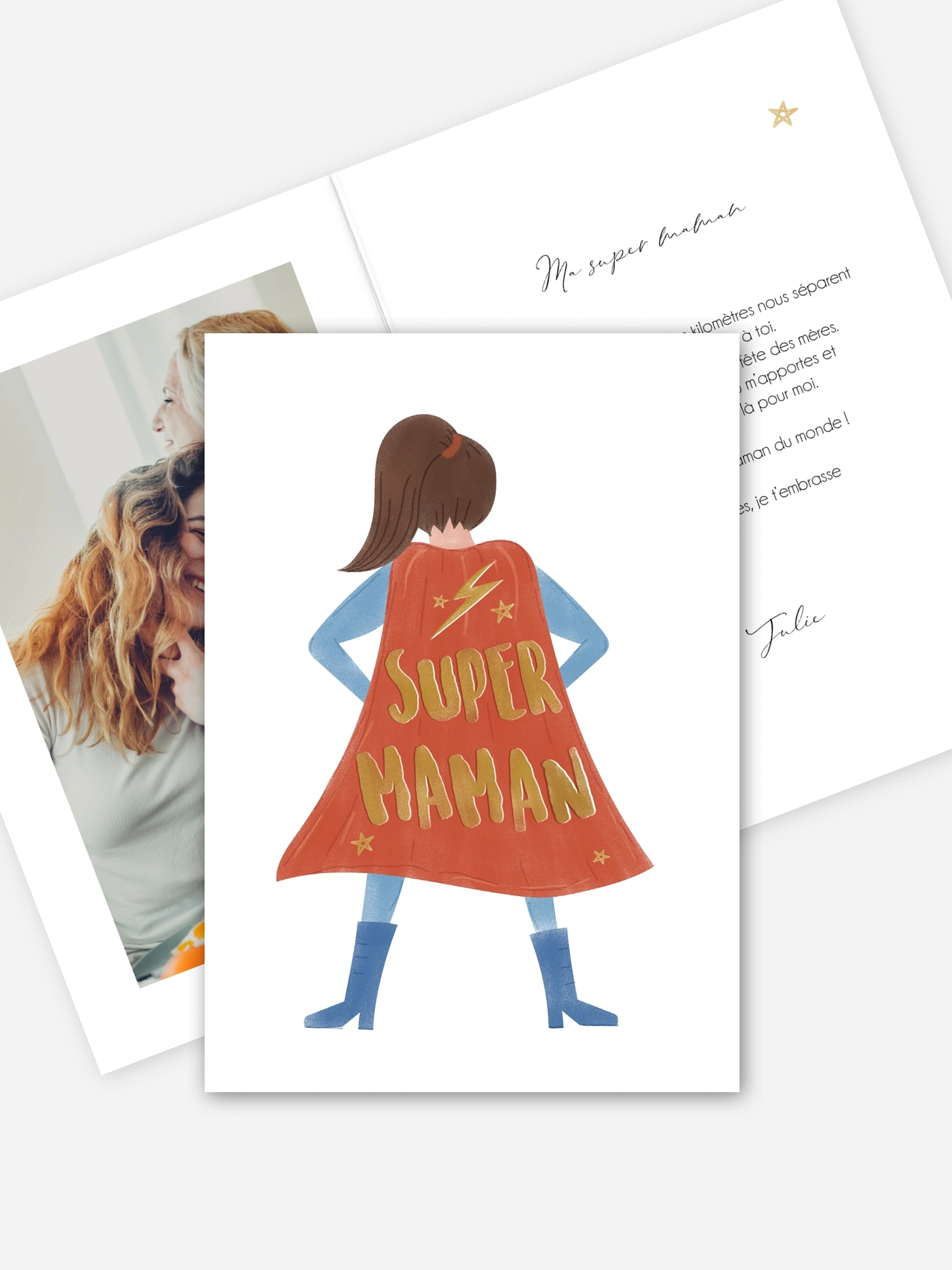 Carte de correspondance Supermaman