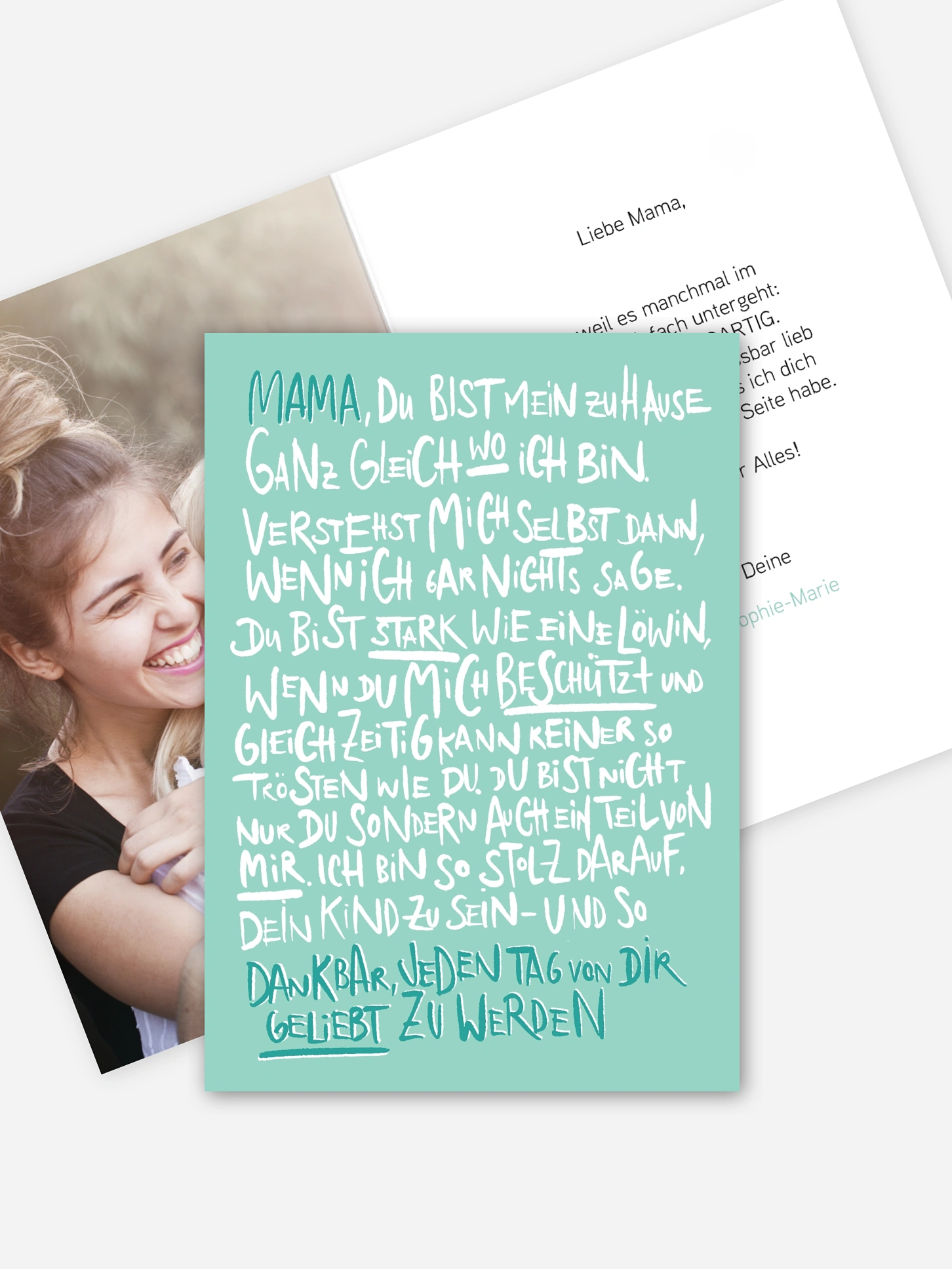 Grußkarte Liebeserklärung