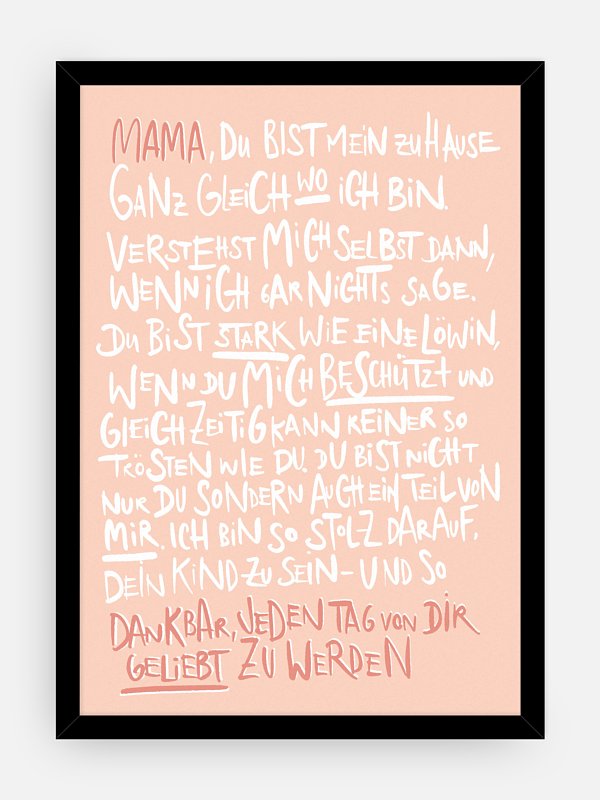 Poster Liebeserklärung