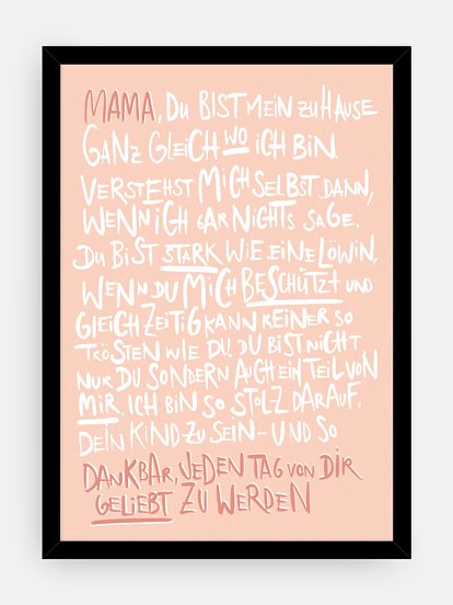Poster Liebeserklärung