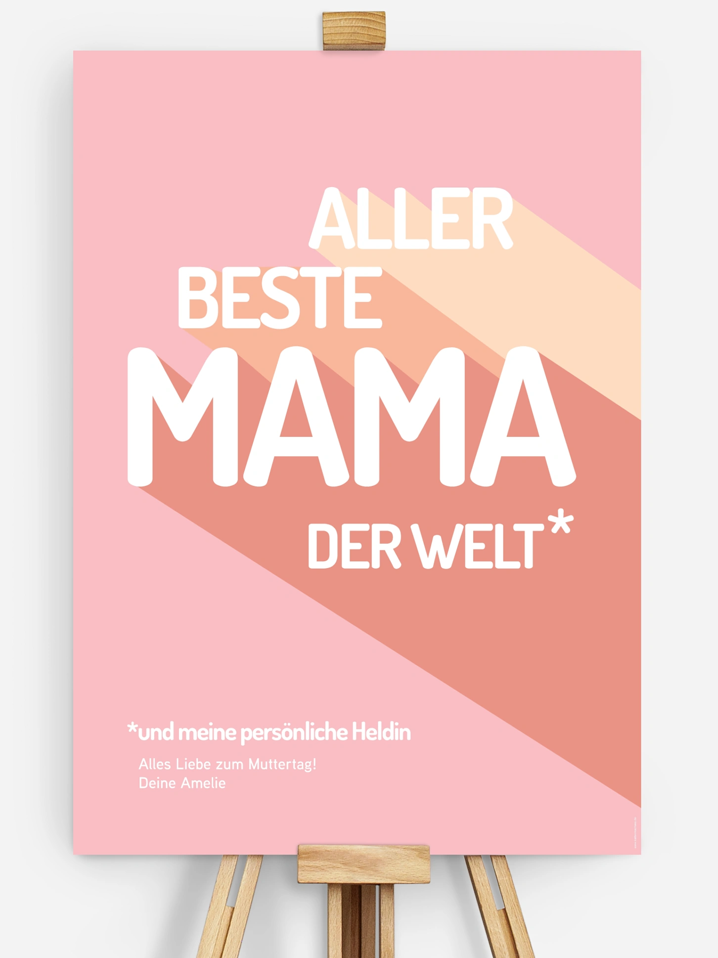 Poster Muttertag Retro