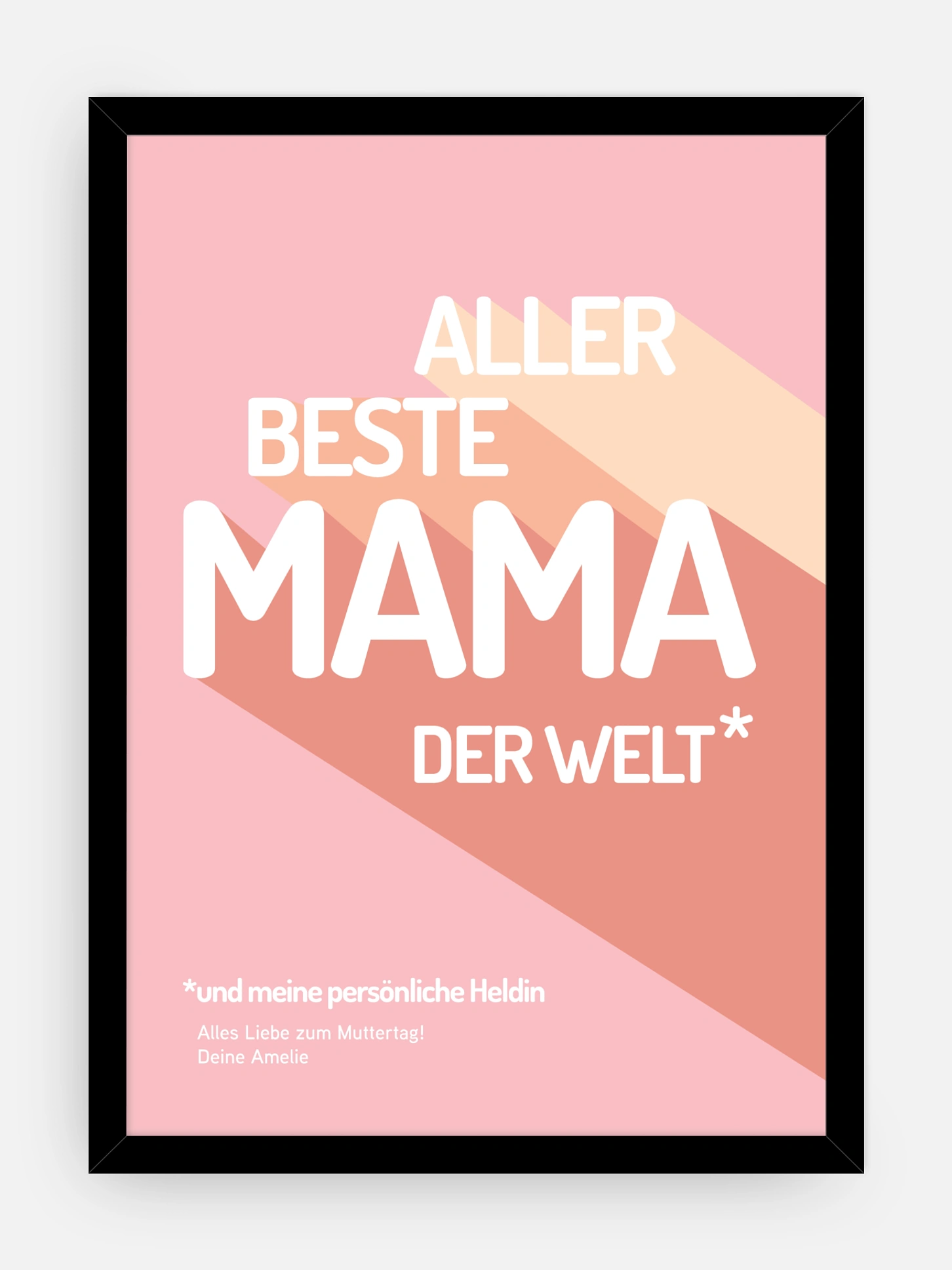 Poster Muttertag Retro