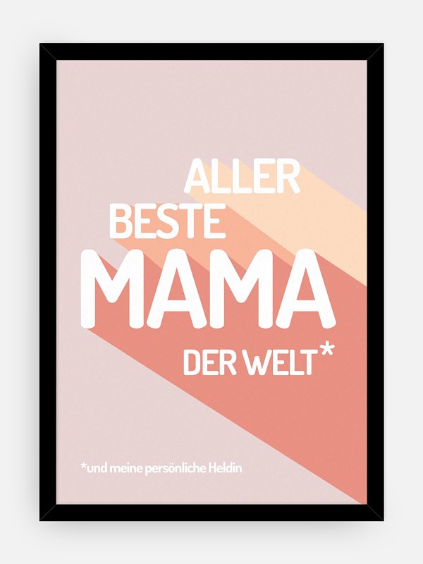 Poster Geschenkbox Retro