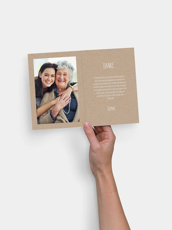 Grußkarte Blütenrausch Oma