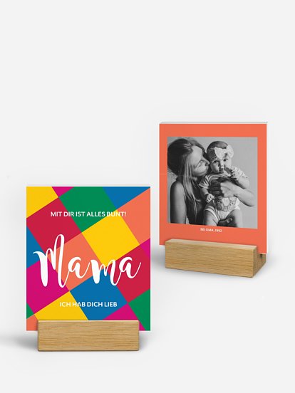 Fotohalter Muttertag Alles bunt