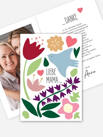 Grußkarte Liebe für Dich