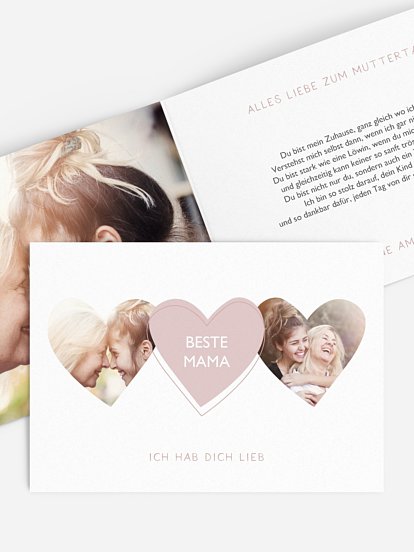 Karte zum Muttertag Für Mama