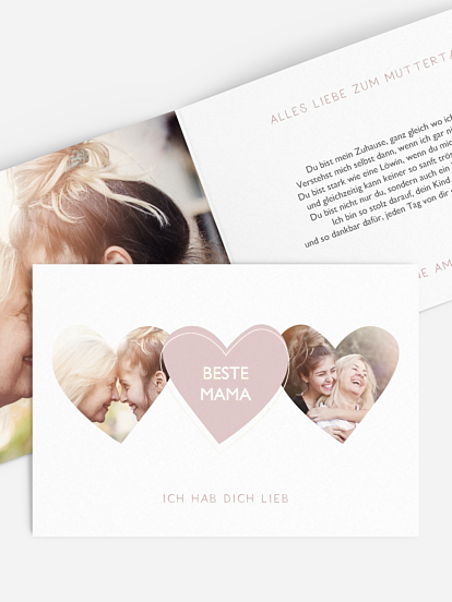 Karte zum Muttertag Für Mama
