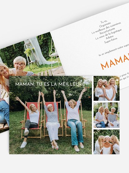 Carte fête des mères Photos préférées