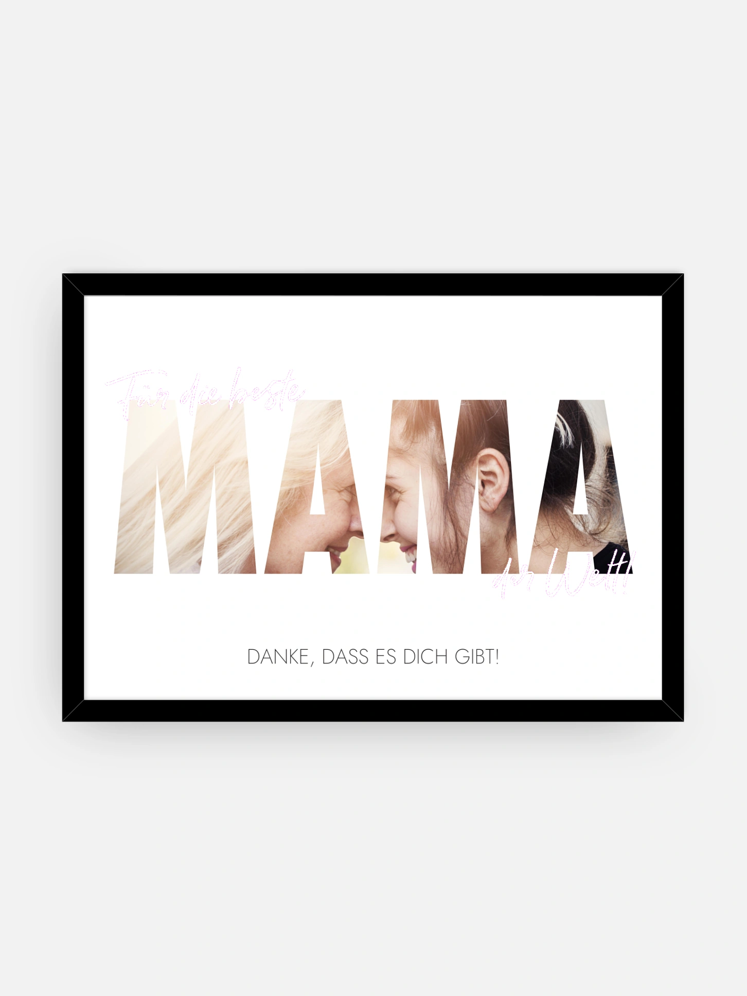 Poster Muttertag Bild für Mama