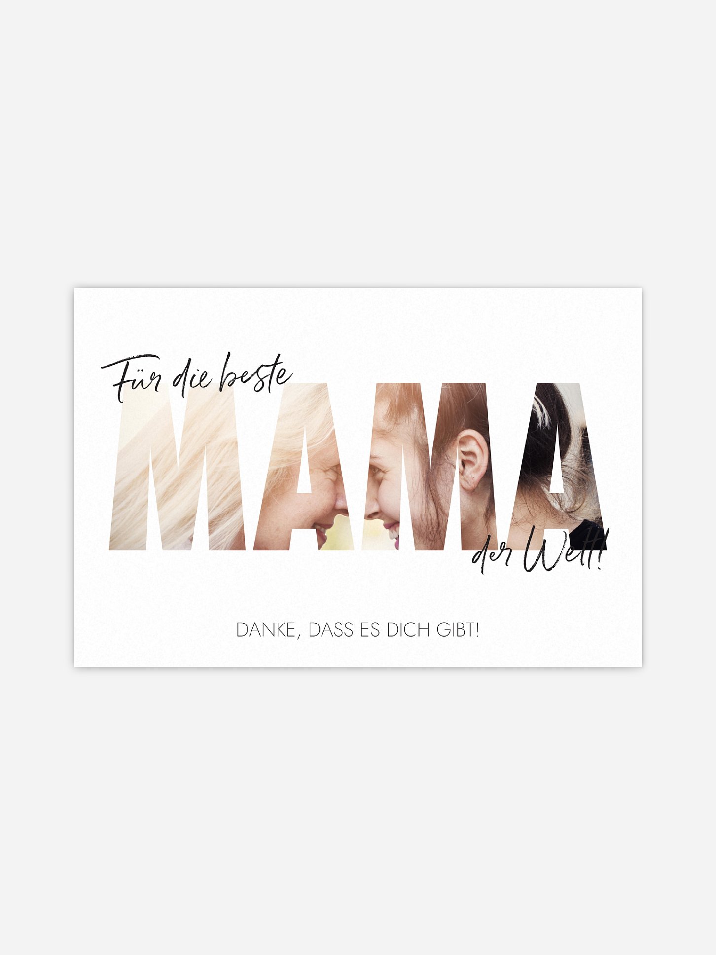 Poster Muttertag Bild für Mama