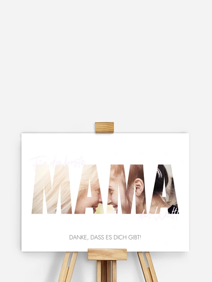 Poster Muttertag Bild für Mama