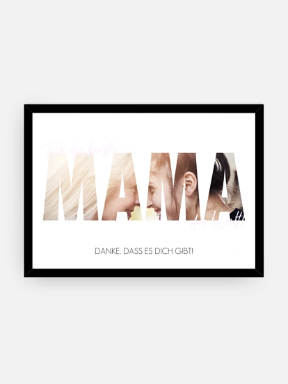 Wandbild Muttertag Bild für Mama