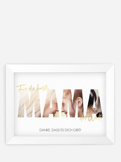 Wandbild Muttertag Bild für Mama