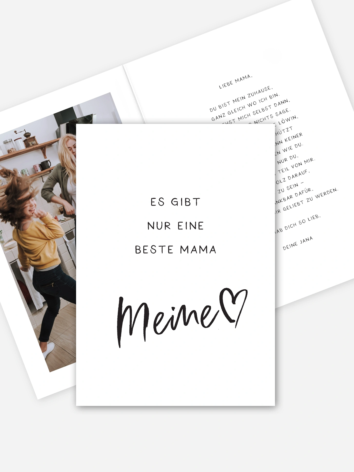 Karte zum Muttertag Meine Mama