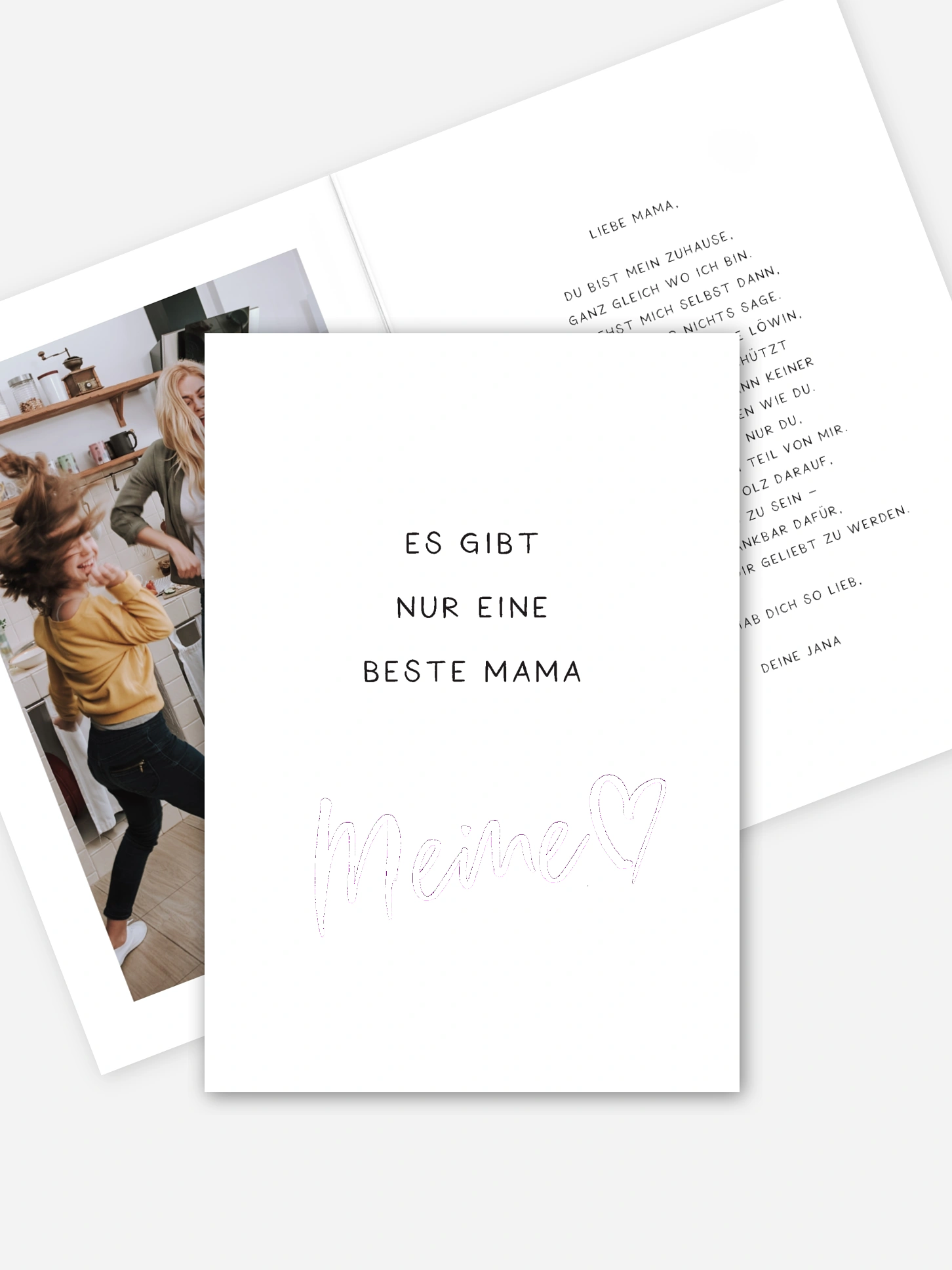 Karte zum Muttertag Meine Mama