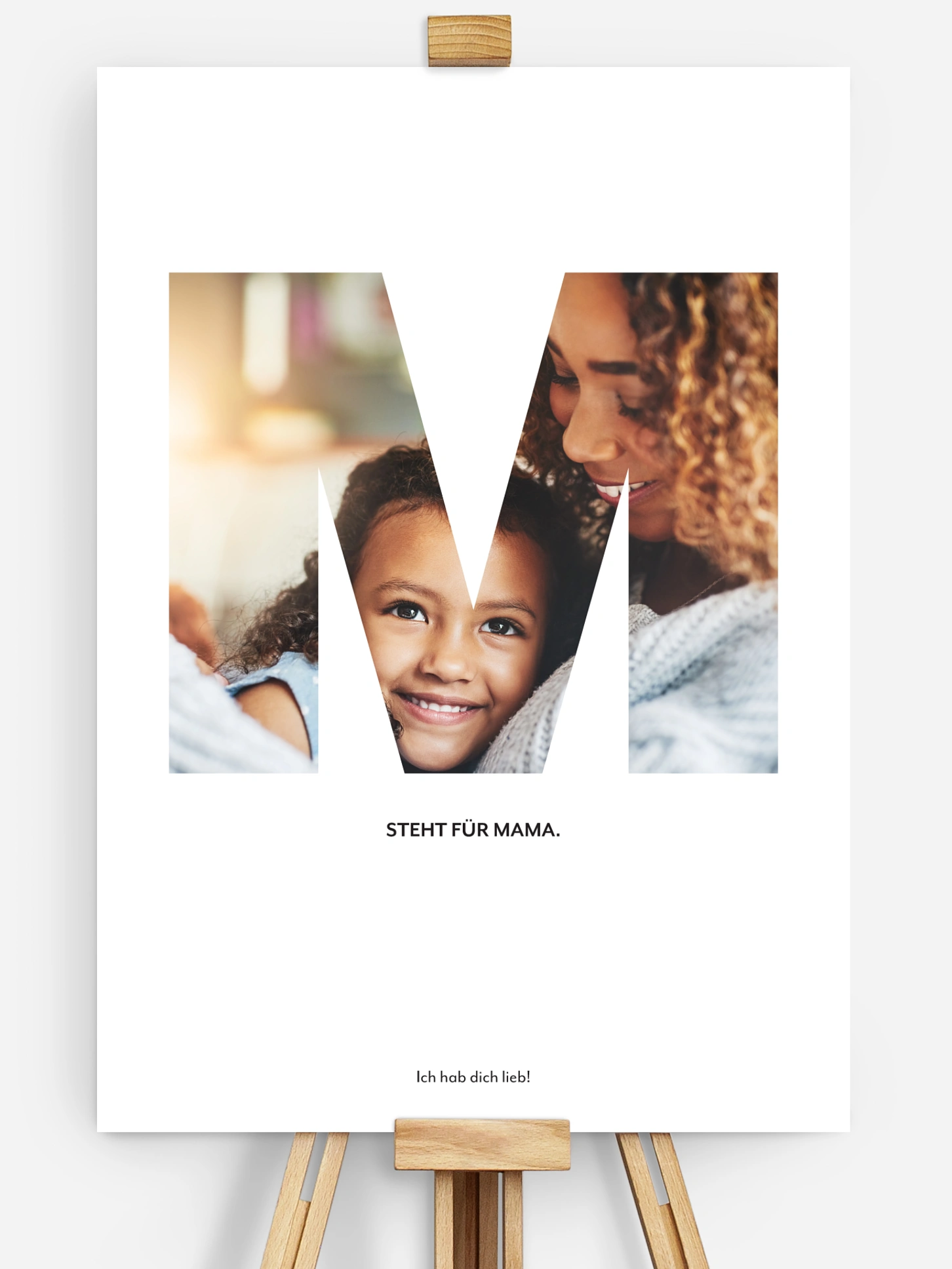 Poster Muttertag Letter