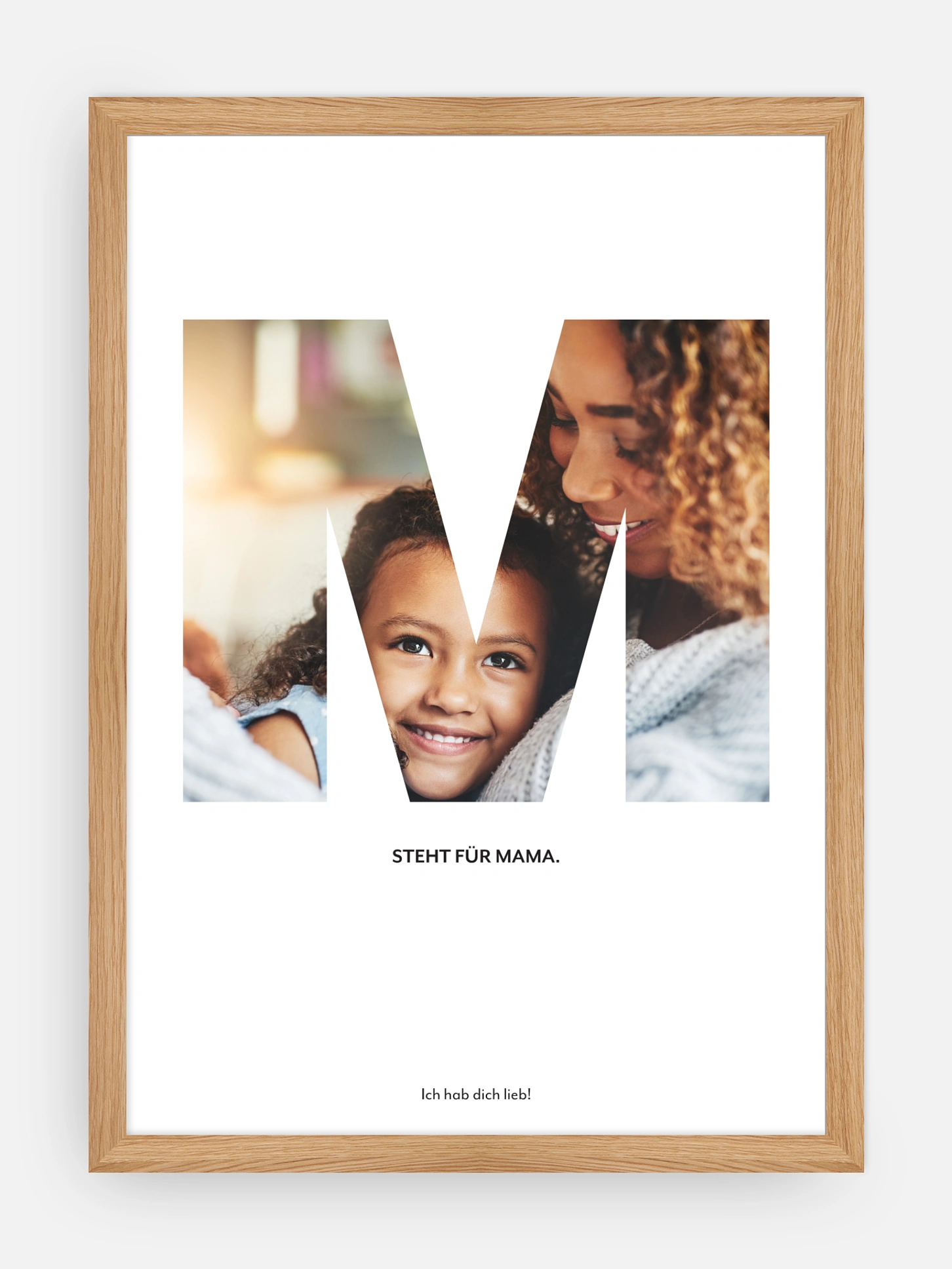 Poster Muttertag Letter