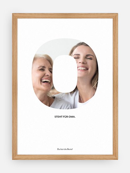 Poster Muttertag Letter